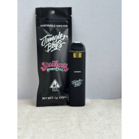 Вейп ручка одноразовая с ТГК + HHC 95% / 1 мл / strawberry cake /  JUNGLE BOYS /