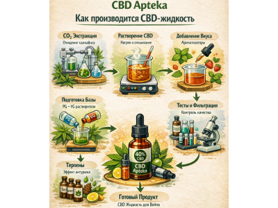 Как сделать CBD-жидкость для вейпов?