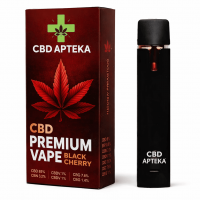 КБД Вейп от CBD Apteka "CBD BLACK CHERRY " 1ml / 84% КБД