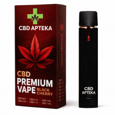 КБД Вейп от CBD Apteka "CBD BLACK CHERRY " 1ml / 84% КБД
