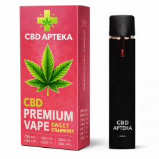 КБД Вейп от CBD Apteka "CBD Sweet Strawberry" 1ml / 84% КБД